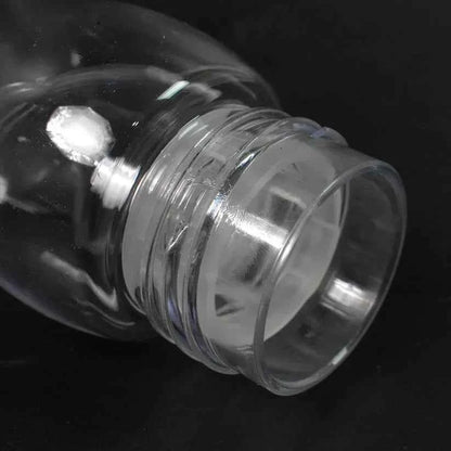 BPA-Free Transparent Water Bottle with Carry Strap 280ml – Kids & Travel Bottle