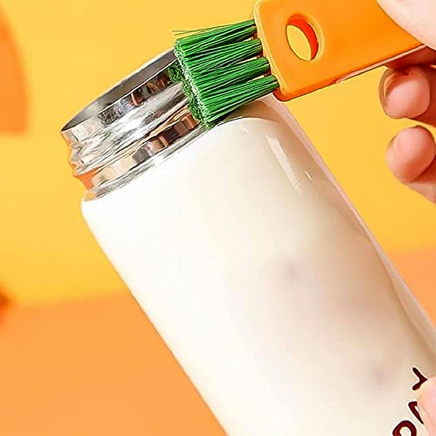 3-in-1 Multifunctional Cleaning Brush Set – Mini Bottle, Cup & Lid Cleaner (1 Pc) Your Brand