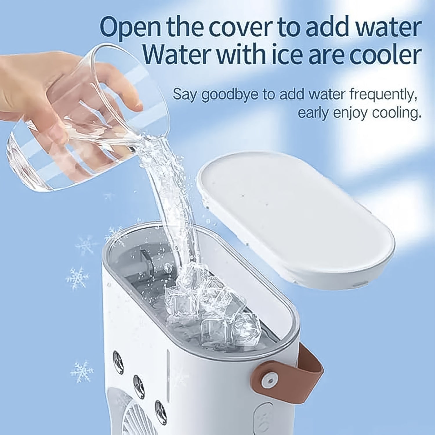 Portable Tower Mist Spray Cooling Fan, Air Cooling Fan (1 Pc) Your Brand