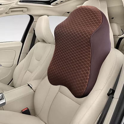 Say Goodbye to Neck Pain: Memory Foam Car Neck Pillow for Drivers (1 Pc, Mix Color) Your Brand