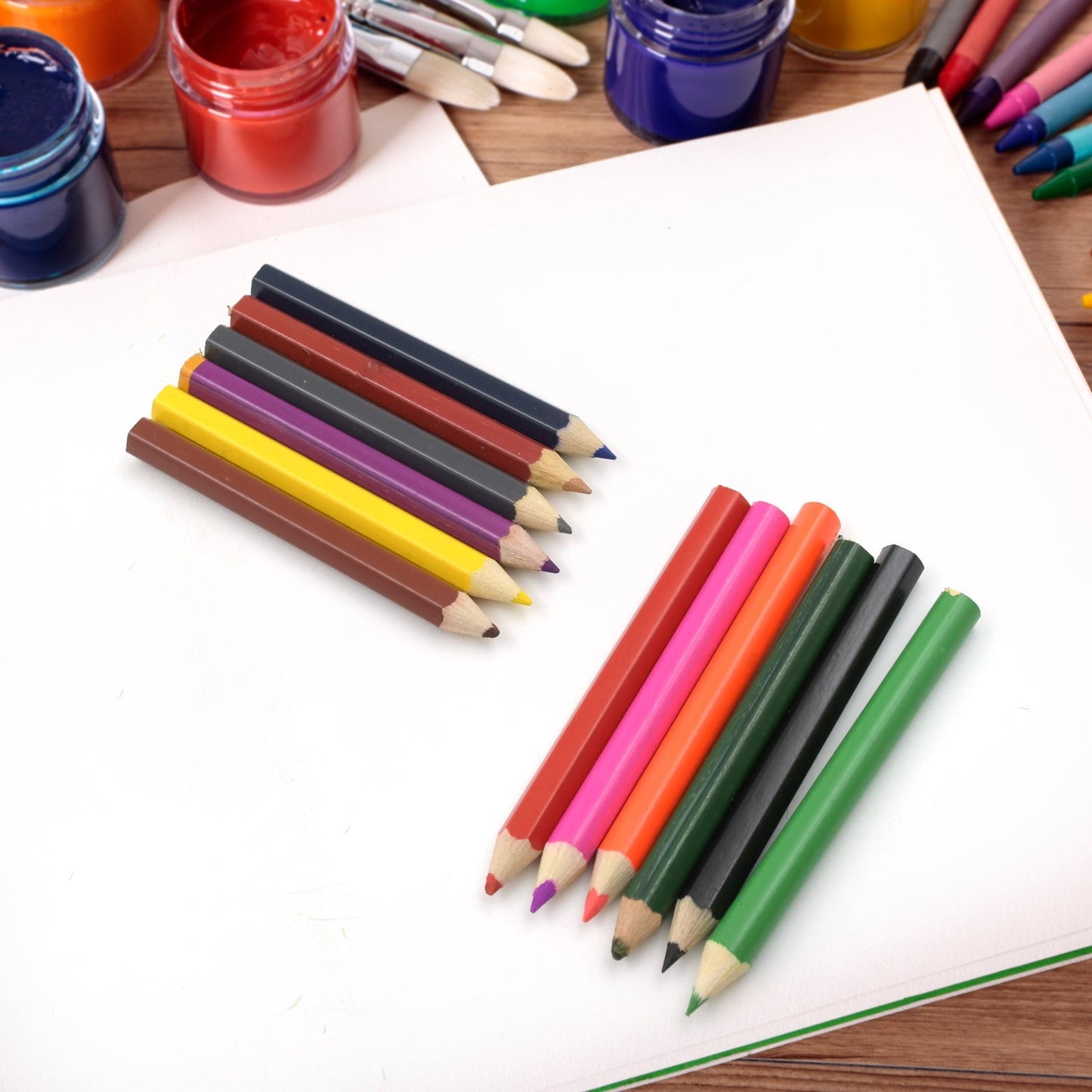12pcs Colored Pencils With Sharpner Artist Pencils Colored Pencil Art Graphite Pencils Oil Pencils Pencil for Kids Art Supplies Child Gift Wooden Aldult (13 Pcs Set) Your Brand
