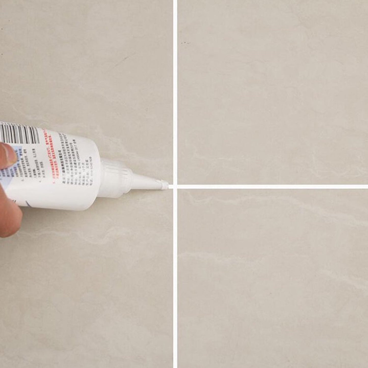 Waterproof Tile Gap / Crack / Grout Filler Water-Resistant Silicone Sealant for DIY Home Sink Gaps / Tiles Gaps / Grouts Repair Filler Tube For Home, Office, Bathroom, Toilets(180 Ml) Your Brand