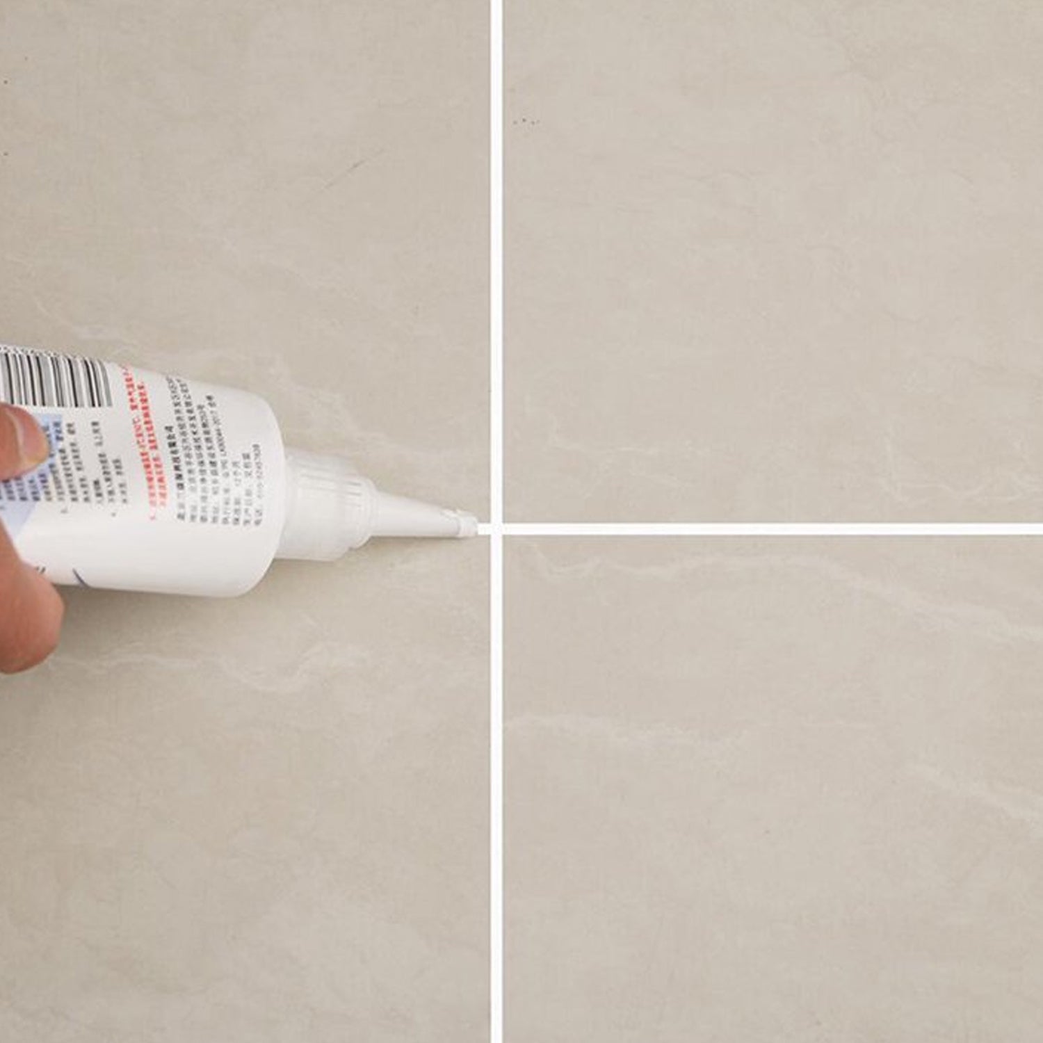 Waterproof Tile Gap / Crack / Grout Filler Water-Resistant Silicone Sealant for DIY Home Sink Gaps / Tiles Gaps / Grouts Repair Filler Tube For Home, Office, Bathroom, Toilets(180 Ml) Your Brand