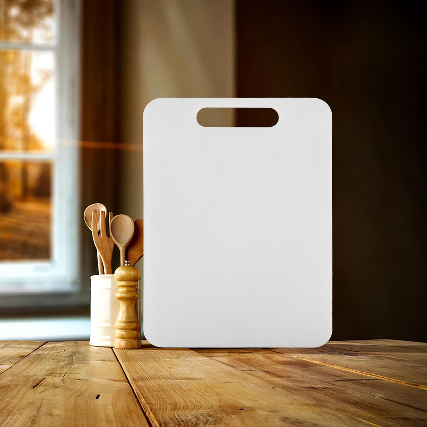 Apex Medium Plastic Chopping Board (36×23 Cm / 1 Pc) Your Brand