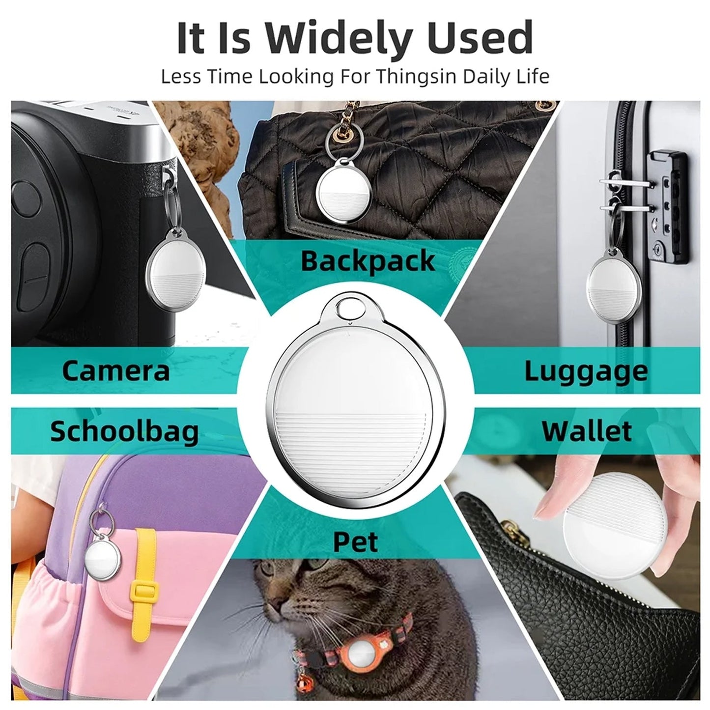 Finder Compatible with Find My App Global Tracking GPS Tracker with Sound Alarm Your Brand