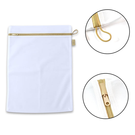 Large Mesh Laundry Bags for Delicate with Premium Zipper, Travel Storage Organize Bag, Clothing Washing Bags for Laundry, Blouse, Bra, Hosiery, Stocking, Underwear, Lingerie (1 Pc) Your Brand