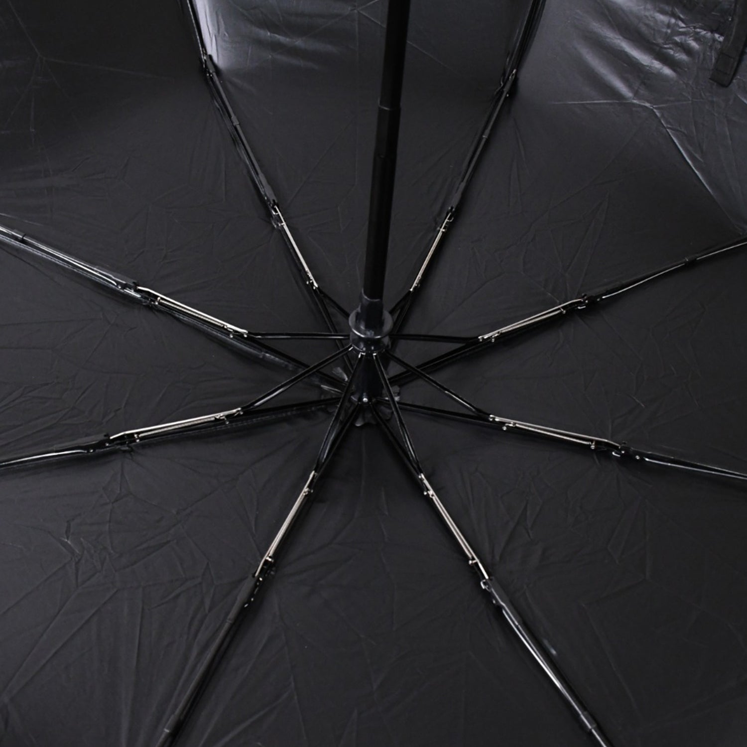 2 Fold Manual Umbrella – Wind, Sun & Rainproof with Steel Shaft & Wrist Strap Your Brand