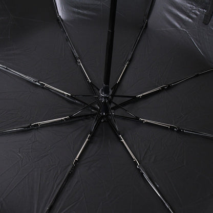 2 Fold Manual Umbrella – Wind, Sun & Rainproof with Steel Shaft & Wrist Strap Your Brand