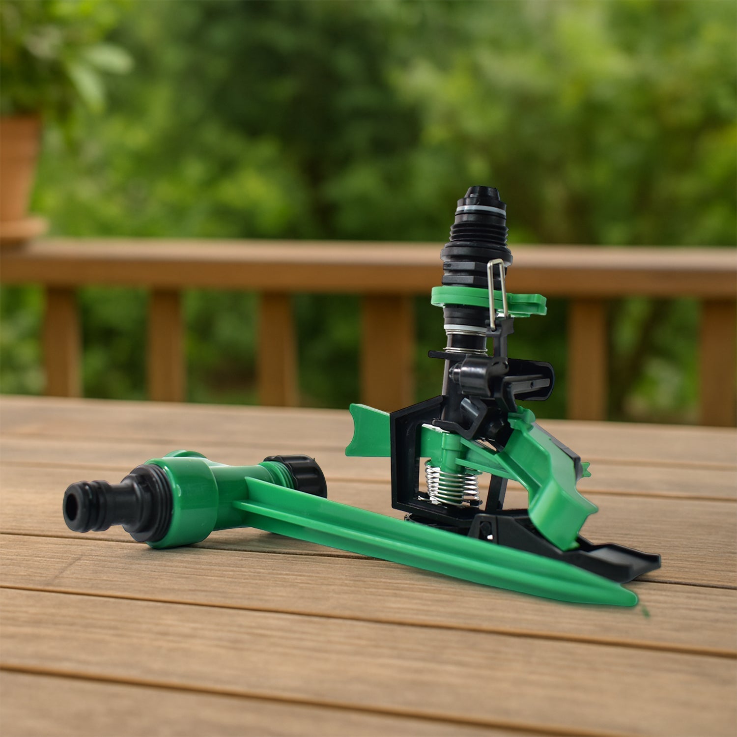 360-Degree Rotating Garden Impact Sprinkler (1 Pc) Your Brand