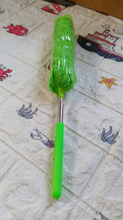 Adjustable Long Handle, Microfiber Duster for Cleaning, Microfiber Hand Duster Washable Microfiber Cleaning Tool Extendable Dusters for Cleaning Office, Car, Computer, Air Condition, Washable Duster Your Brand