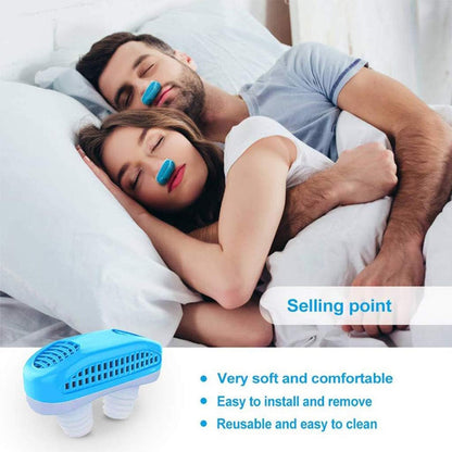 2 in 1 Anti Snoring and Air Purifier Nose Clip Anti Snoring Device (1 Pc / With Plastic Case) Your Brand