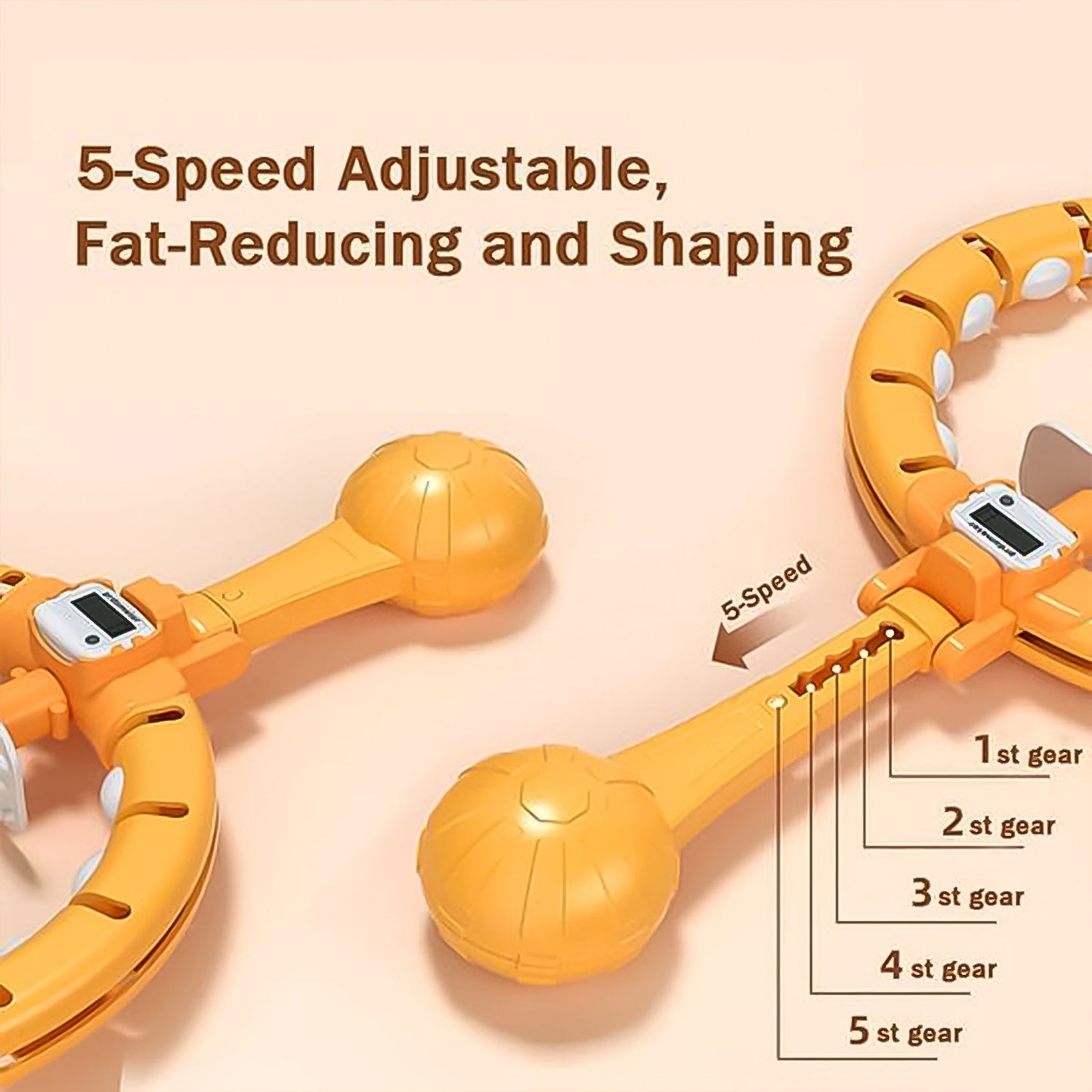 Smart Fitness Hula Hoops with Spinning Ball and Intelligent Counter (1 Pc / Loose) Your Brand