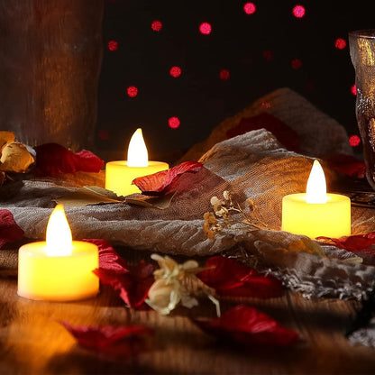 Flameless LED Tealight Candles, Diwali (50 Pc) Your Brand