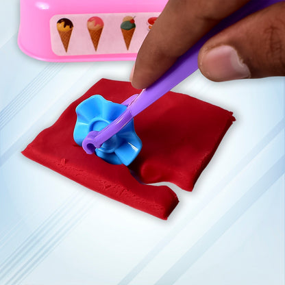 Scoop and Play Set, Color Dough for Kids Play Toys, Ice Cream Maker Machine (36 Pcs Set) Your Brand