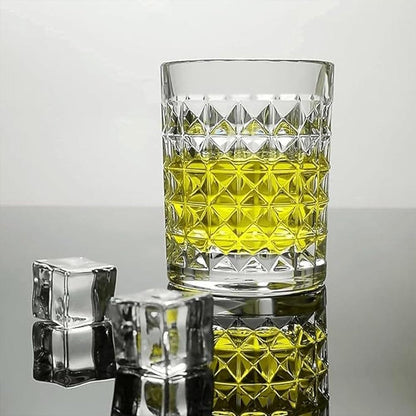 Premium Crystal-Style Glass Tumbler Set (6 Pc / 210 ML) Your Brand