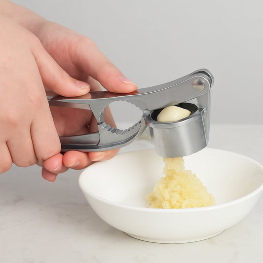 2 in1 Garlic Masher Premium Garlic Press & Walnut Cracker Opener (1 Pc) Your Brand