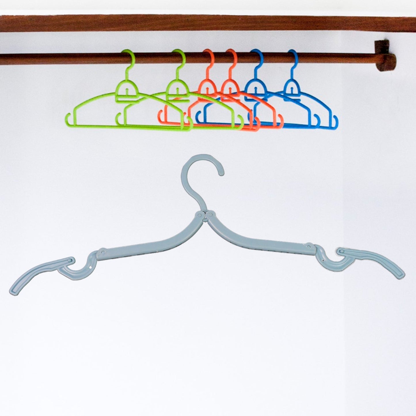 Travel Hangers, Portable Folding Clothes Hangers (1 Pc / Big) Your Brand
