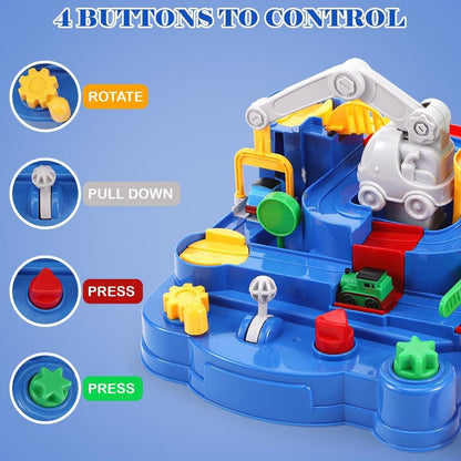 Adventure Toys, City Rescue Preschool Toy, Race Tracks for Boys, Parent-Child Interactive Kids Race Car Track Play sets (Adventure Toy) Your Brand