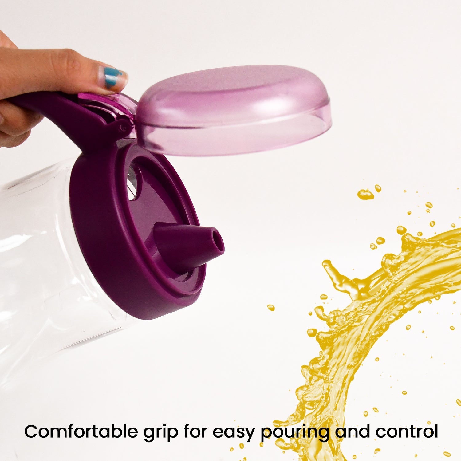 Apex Jessy Oil and Juice Pourer Dispenser Bottle Approx 1000ml (1 Pc) Your Brand
