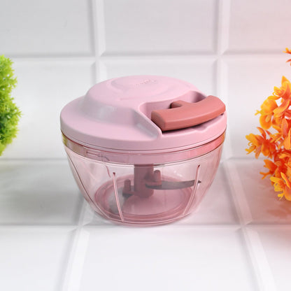 Apex Power-X Triple Stainless Steel Blades and Hand-Pull Vegetable Chopper (500Ml) Your Brand