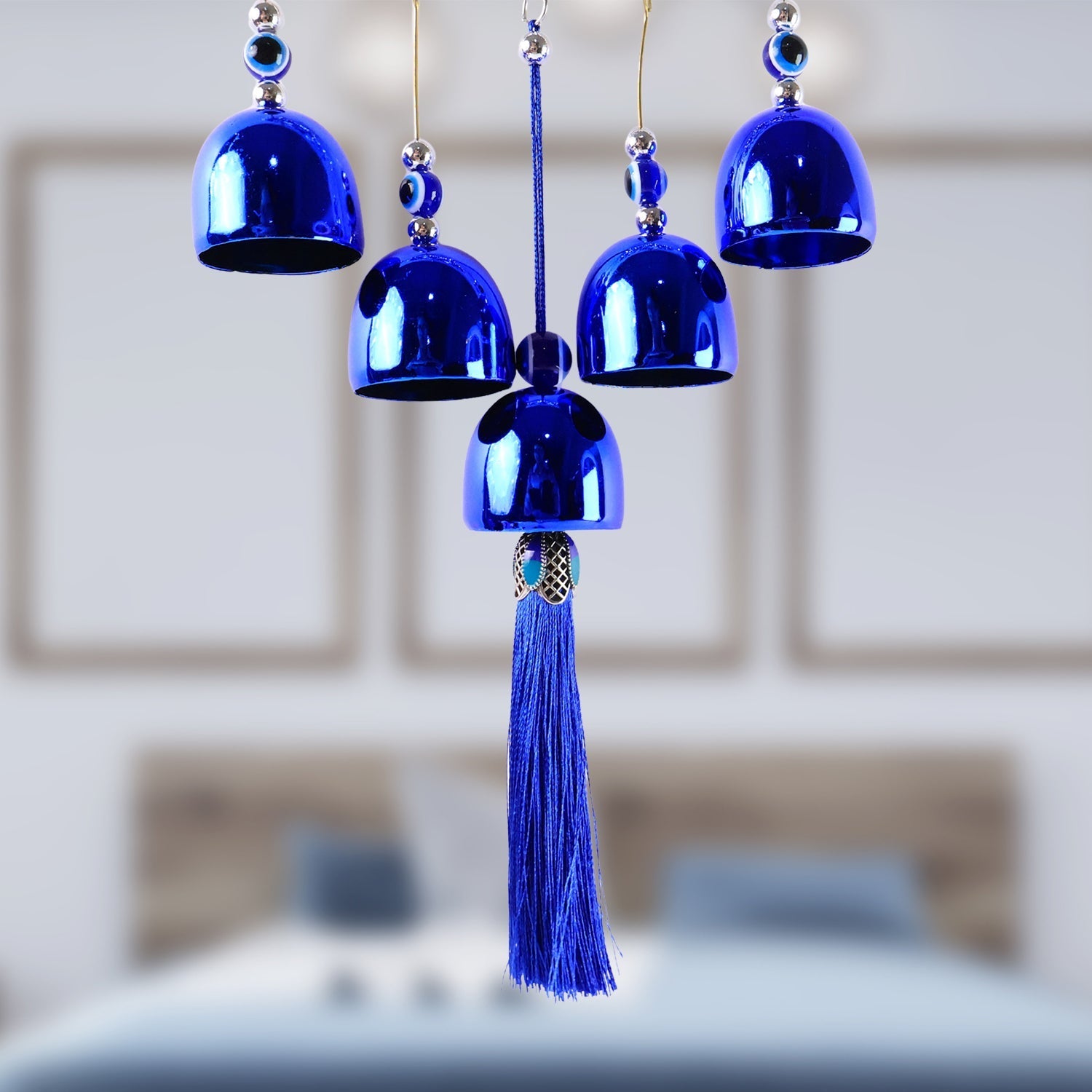 Decorative OM Evil Eye Wind Chime Wall Hanging (Mix Desin & 1 Pc) Your Brand