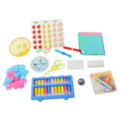 Abacus 11 Rods Counting Abacuses Toy Bead Educational Tools (1 Set) Your Brand