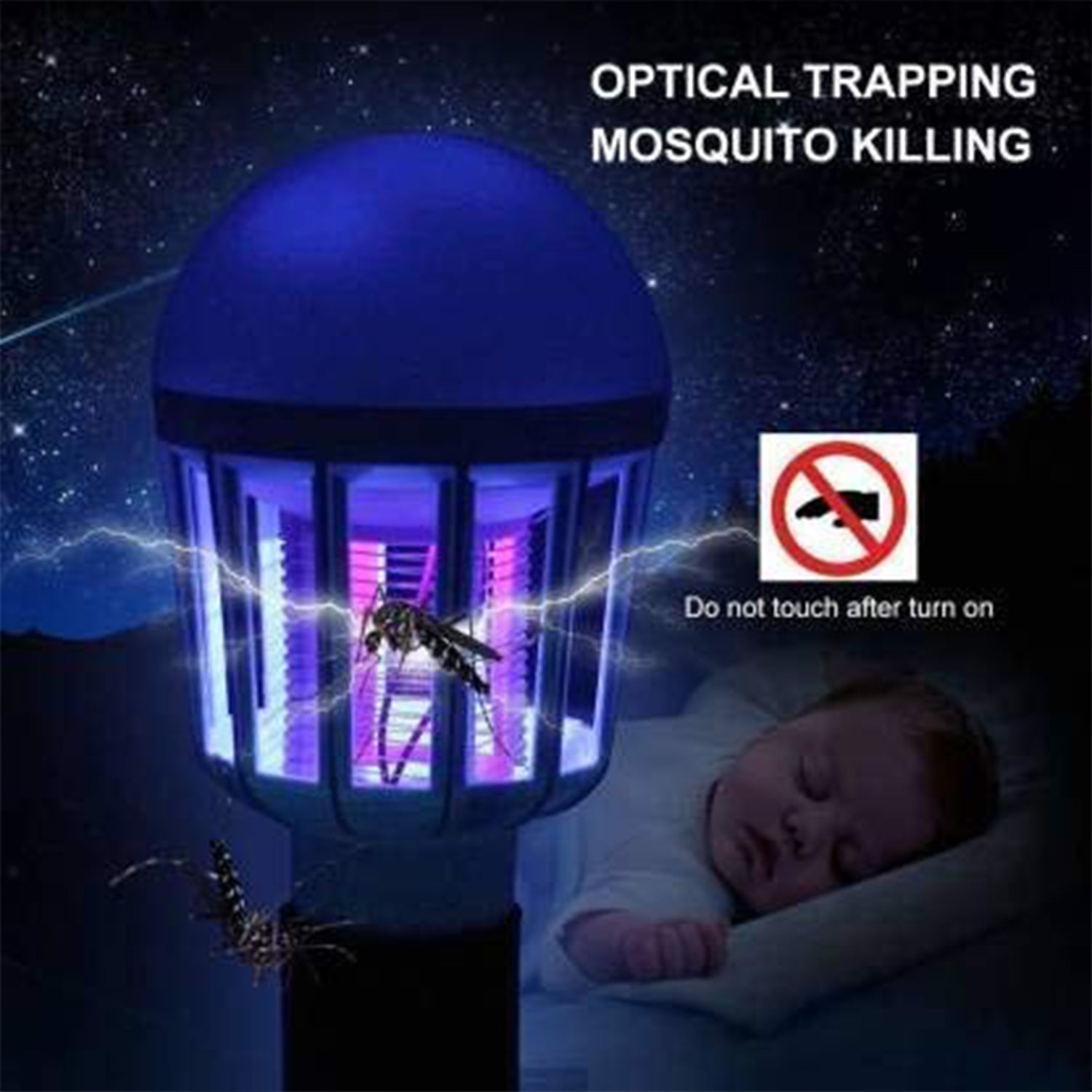 5W Mosquito Killer Lamp E27 LED Zapper for Summer Insects & Moths Your Brand