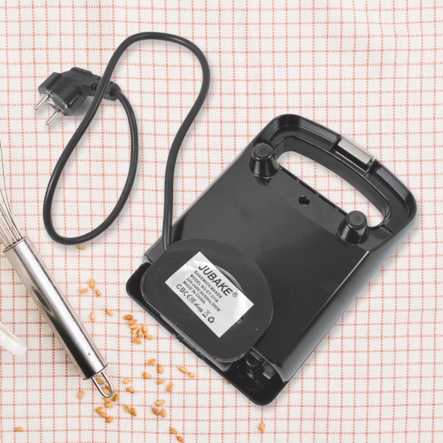 Sandwich Maker Makes Sandwich Non-Stick Plates (1 Pc / 500w) Your Brand