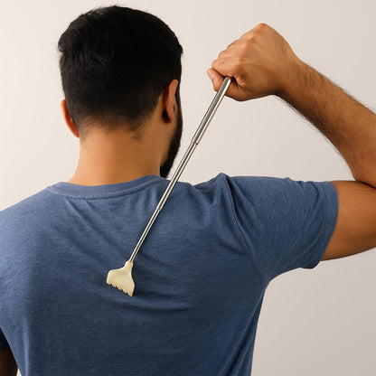 Telescopic Back Scratcher with Plastic Claw (1 Pc) Your Brand