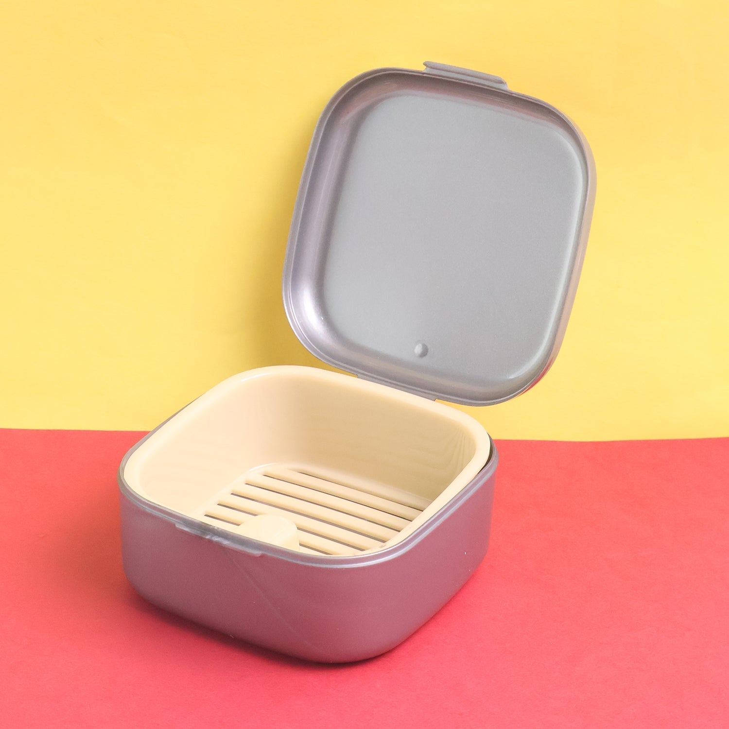 Oblivion Teeth Storage Box with Lid and Inner Tray, DENTURE CASE (1 Pc) Your Brand