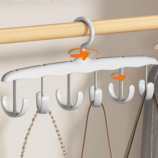 Rotatable Tank Top Hanger – Space Saving Closet Organizer for Dorms & Apartments (12-Hook) Your Brand