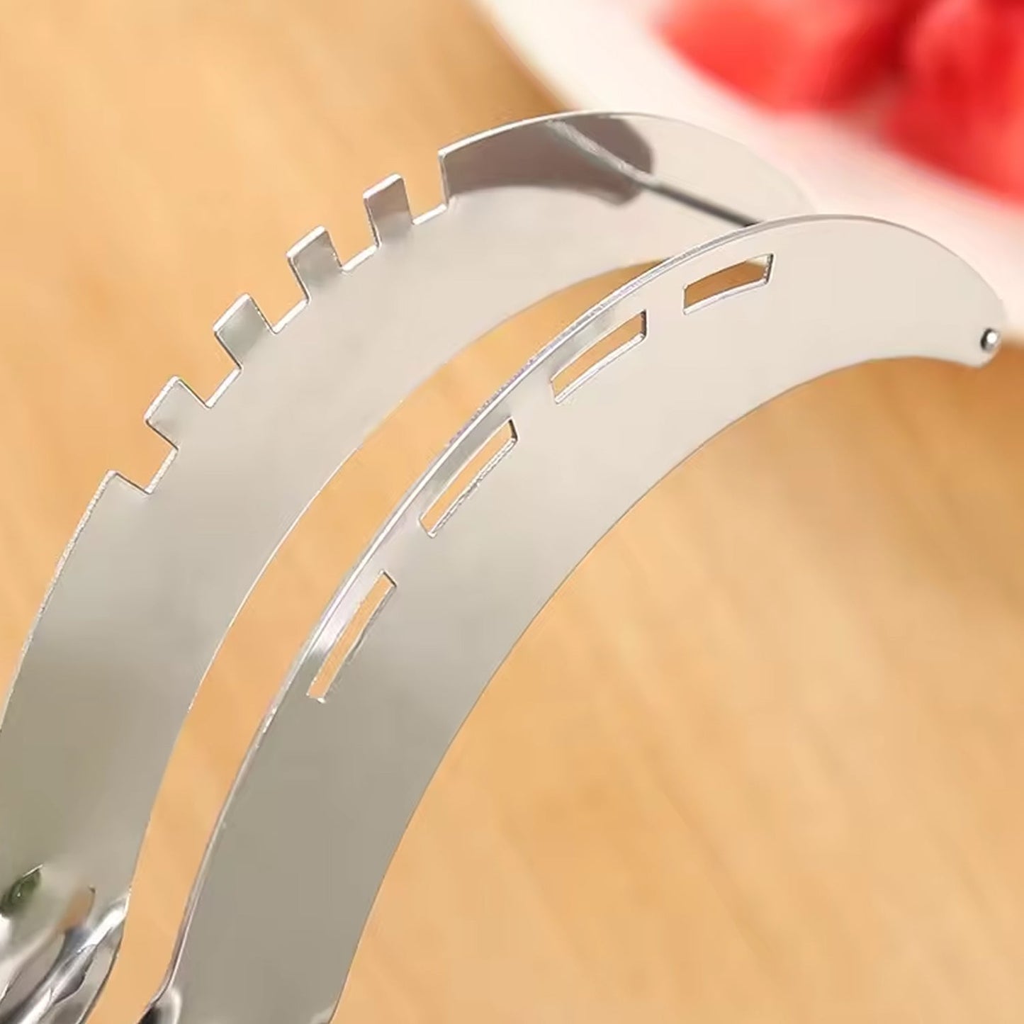 3in1 Stainless Steel Watermelon Cantaloupe Slicer Knife, Corer Fruit, Vegetable Tools Kitchen (1 Pc) Your Brand