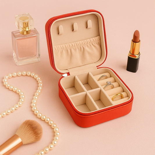 Portable Jewelry Storage Organizer Box (1 Pc) Your Brand