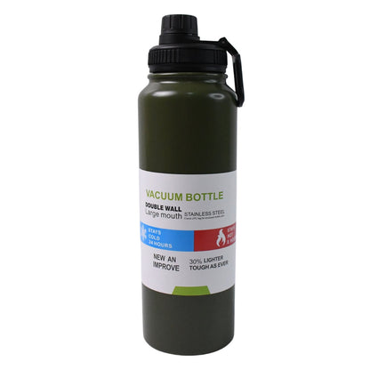Stainless Steel Double Wall Vacuum-Insulated Drink Water Bottle (1000 ML / Mix Color) Your Brand