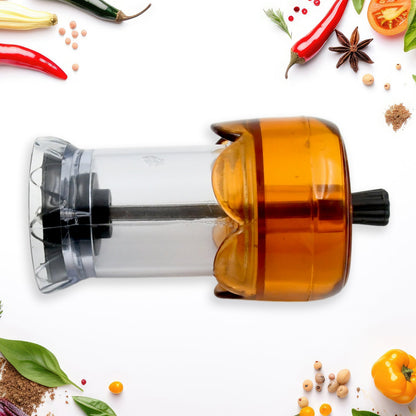 Miracle Transparent Plastic Salt and Pepper Grinder, Pepper Grinder Manual Pepper Grinding Tool, Pepper Crusher Grinder (1 Pc) Your Brand