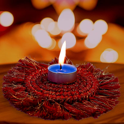 Tealight Diwali Candle – Smokeless, Long-Burning, Mix Color, Diwali (1 Pc / Mix Color) Your Brand