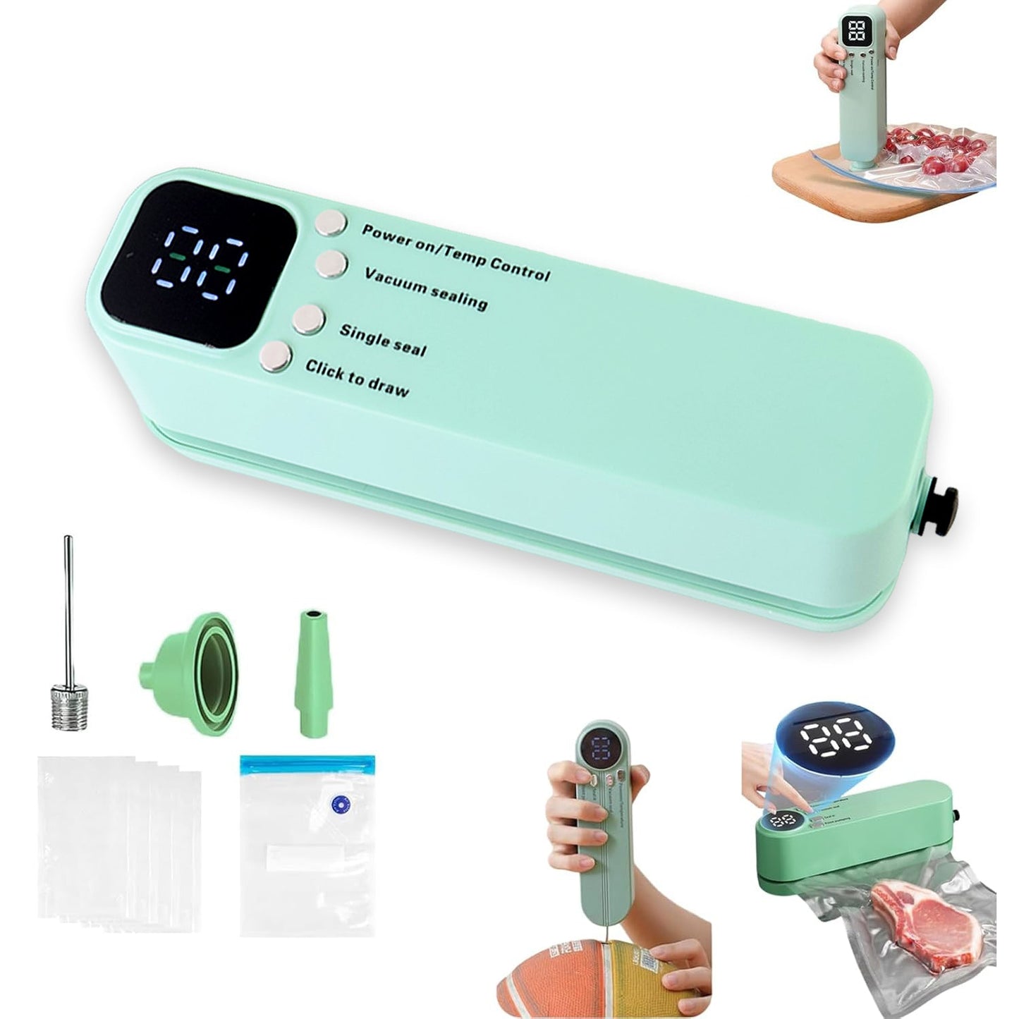 Rechargeable Electric Vacuum Sealer Machine Your Brand