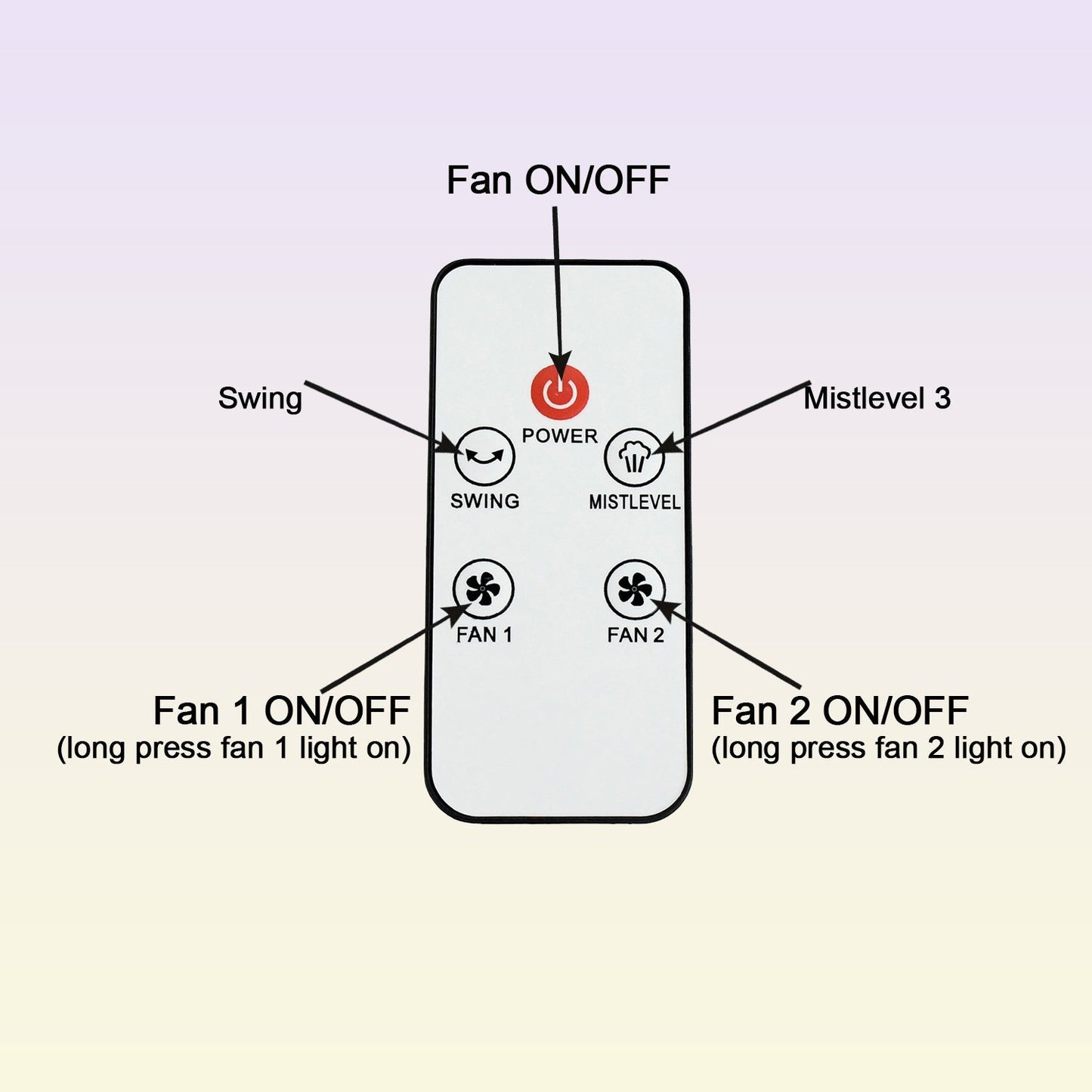 Electric Fan Desktop Double-Head Powerful Air Cooler (1 Pc / With Remote / Plug and Play) Your Brand