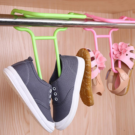 Multi-Function Drying Rack & Shoe Organizer – Hanging Storage Shelf for Wardrobe & Closet, Shoe Stand & Holder (2 Pc Set) Your Brand