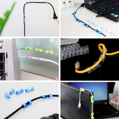 Plastic Wire Cord Cable Clips Organizer Holder (16 Pcs Set) Your Brand