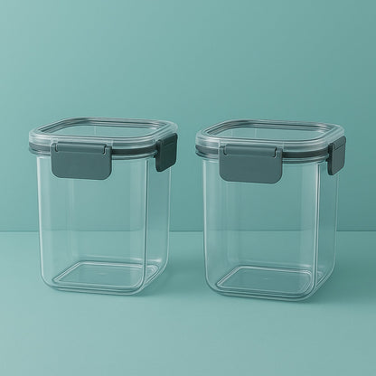 Apex Press N’ Lock Airtight Food Storage Container Set (2Pc/900ml) Approx Your Brand
