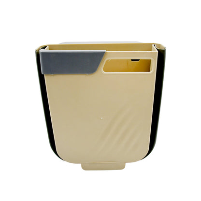 Foldable Hanging Trash Can – Space-Saving Waste Bin for Kitchen, Bathroom & Car Your Brand