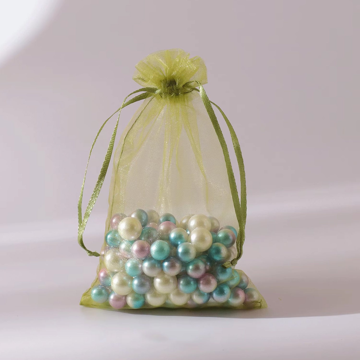 Small Potli Gift Bags, Small Mesh Bags Drawstring Gift Bags (1Pc / 12×10 Cm) Your Brand