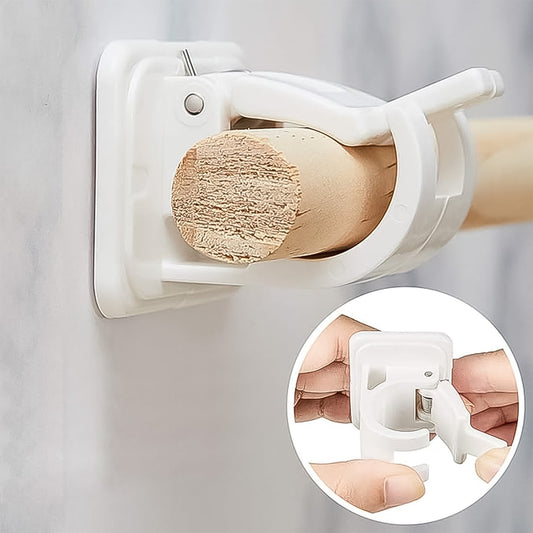 Curtain Rod Holder, Self Adhesive Hooks (2 Pcs Set) Your Brand