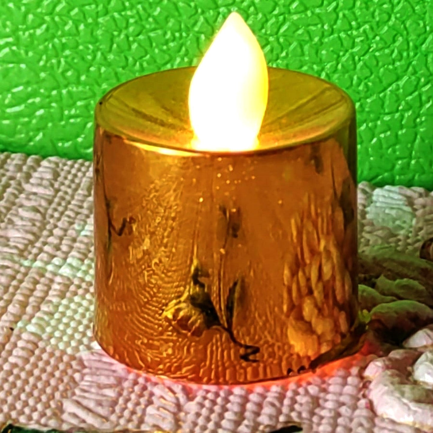 Electrical Candles Diya LED Tea Light, Plastic Candle Light Candle Candle, Diwali (24 Pc Set) Your Brand