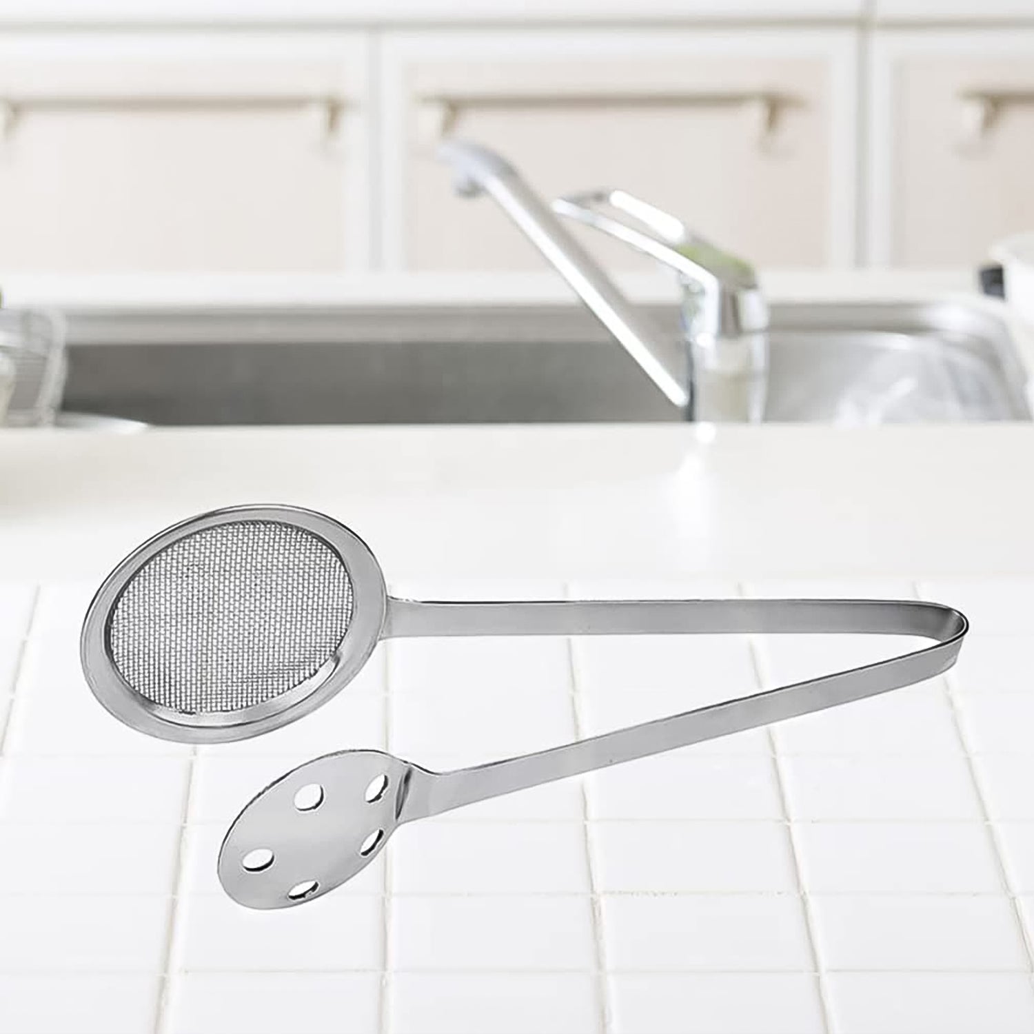 Apex Stainless Steel Skimmer Serving Tong Your Brand