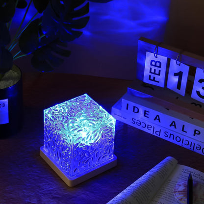 Ocean Wave Projector Lamp, 3D Water Wave LED Night Light, Water Ripple Night Lamp With Remote Your Brand