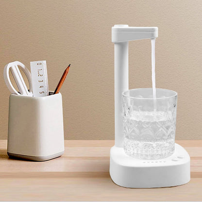 USB Charging Desktop Water Dispenser – Smart One Button Operation, Portable Water Pump for Home & Office Your Brand