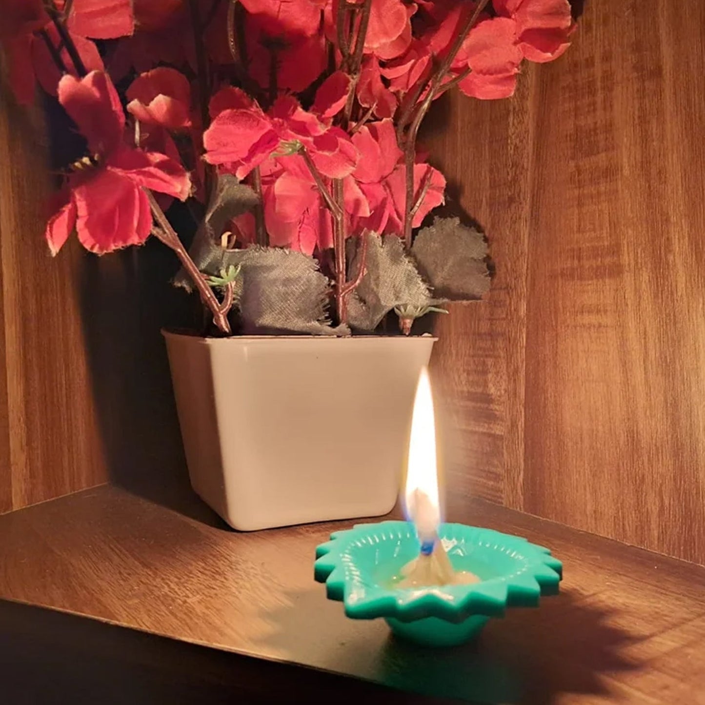 Silicone Diya for Diwali Attractive Design Colourful Diya Combo, Diwali (Mix Design /1 Pc) Your Brand