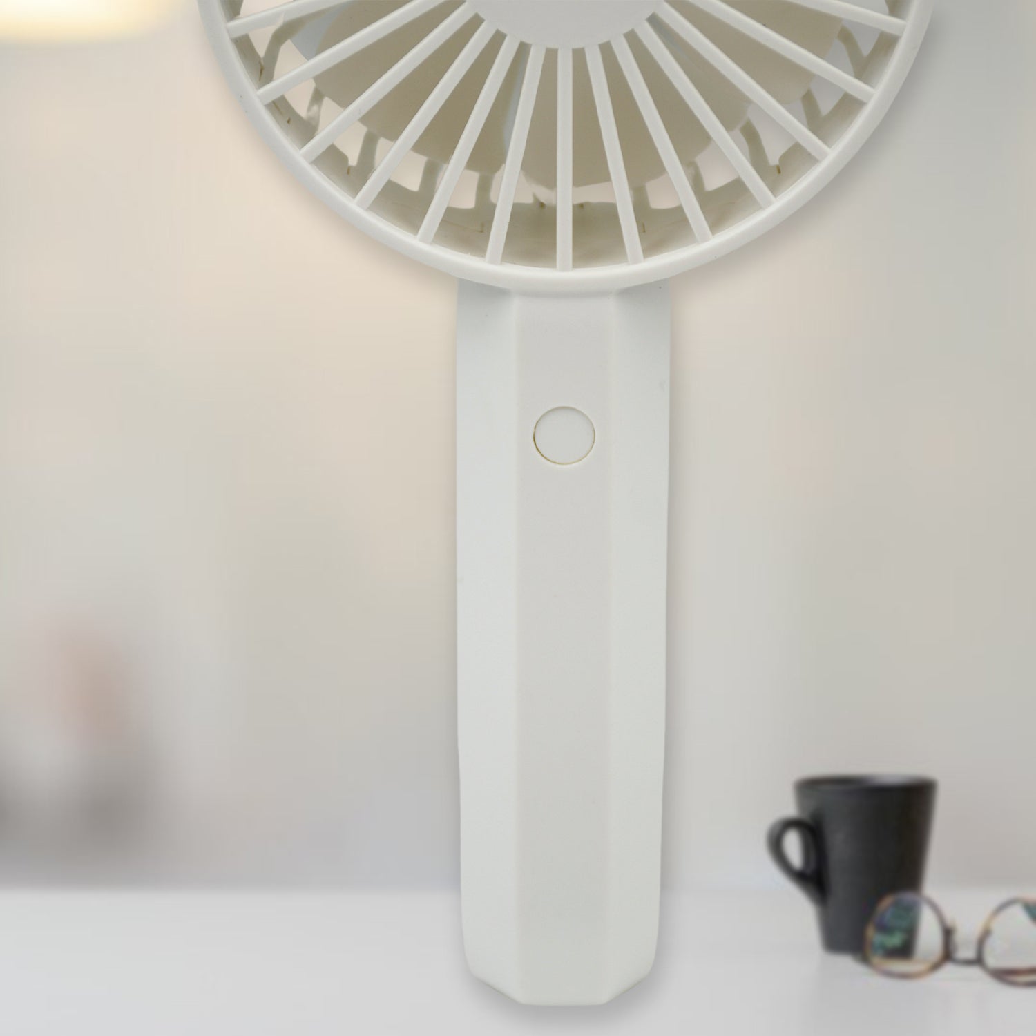 Mini Portable Rechargeable Fan – Lightweight & Easy to Carry (1 Pc | Battery Not Included) Your Brand